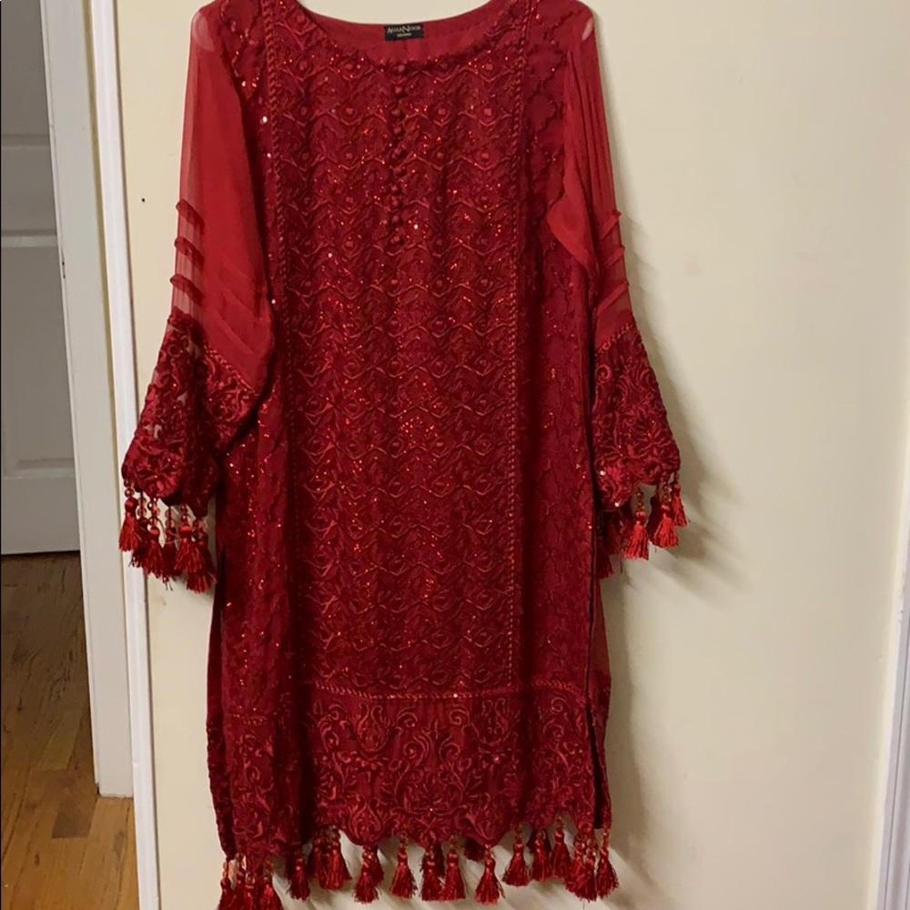 Aghanoor beautiful shirt and dupta